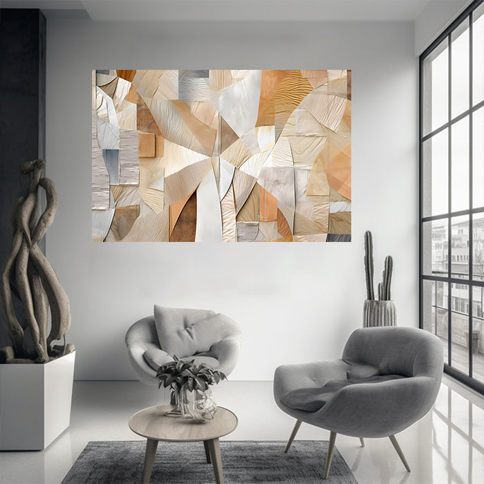 BEIGE REFLECTION - ACRYLGLAS