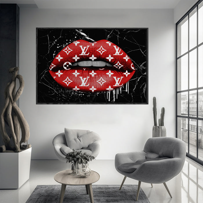 LV Lips No.1 – Canvas Cultures