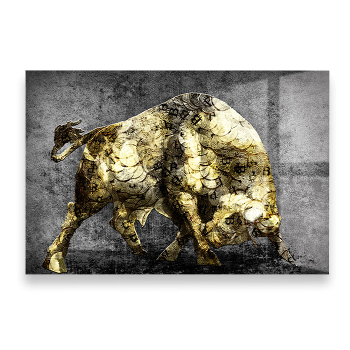 GOLDEN BULL - ACRYLGLAS