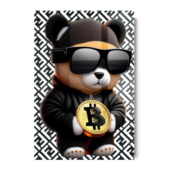 BTC TEDDY - ACRYLGLAS