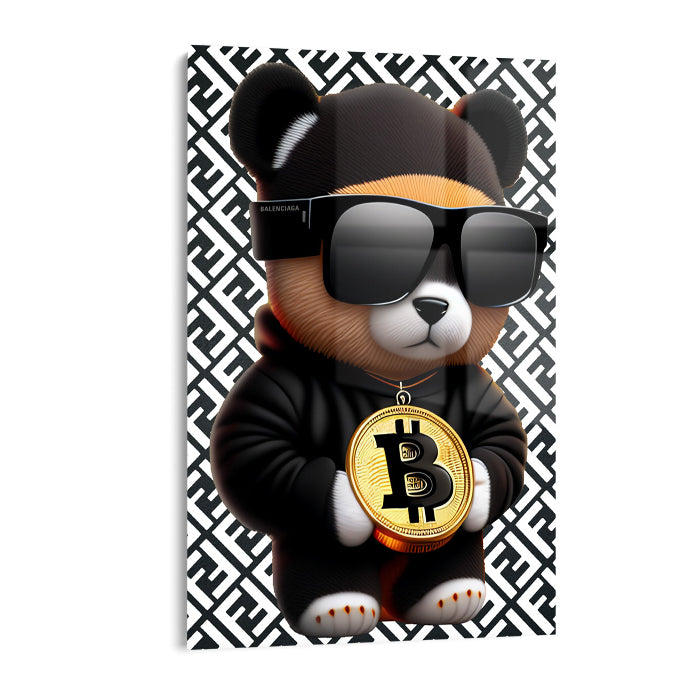 BTC TEDDY - ACRYLGLAS