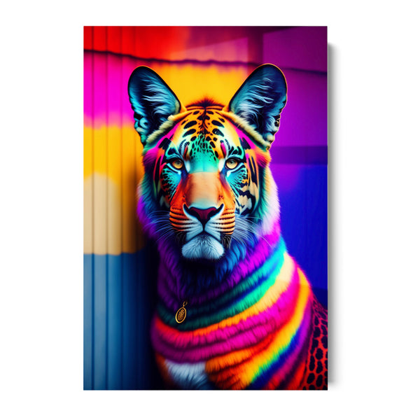 TIGER OF COLORS - ACRYLGLAS