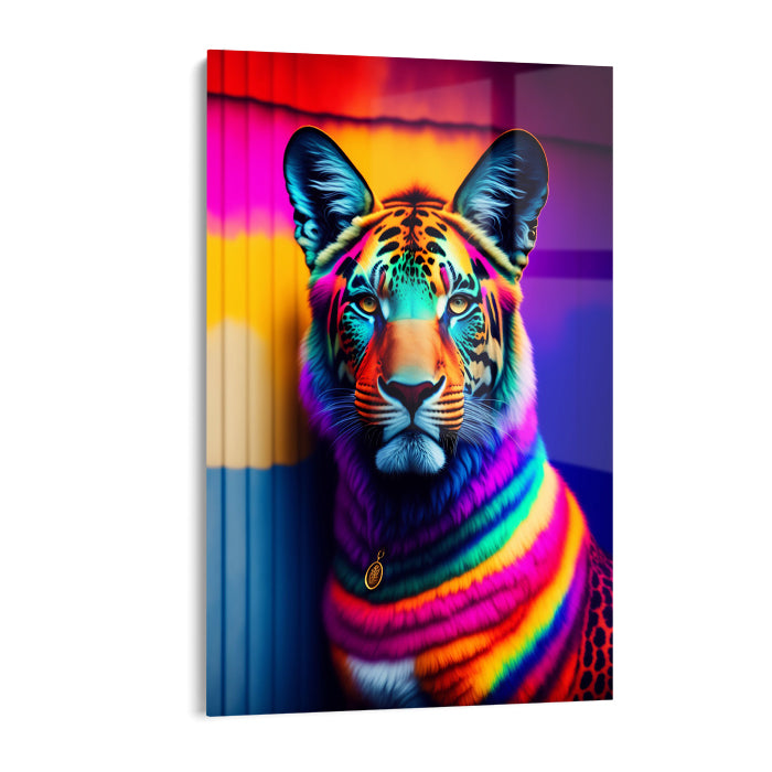 TIGER OF COLORS - ACRYLGLAS