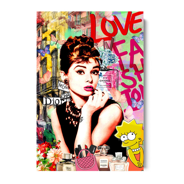 LOVE FASHION - ACRYLGLAS