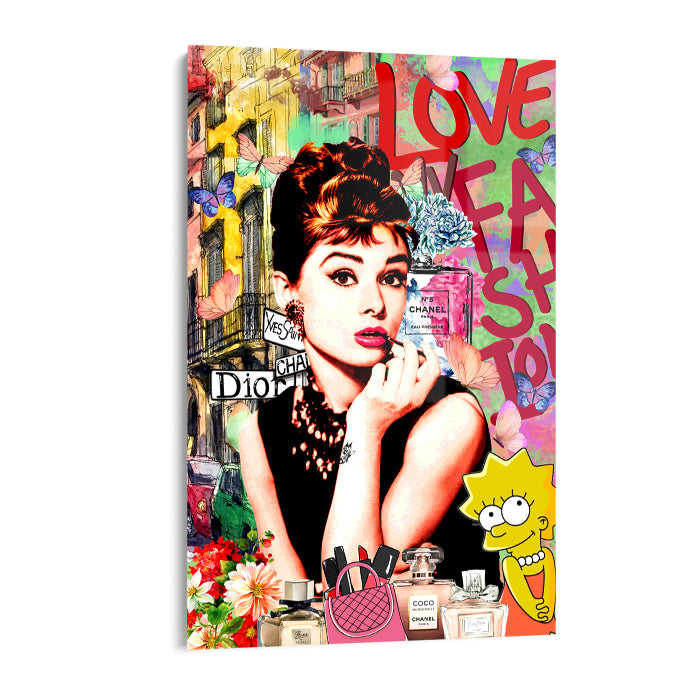 LOVE FASHION - ACRYLGLAS