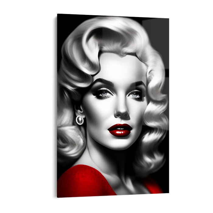 MARILYN RED LIPS - ACRYLGLAS