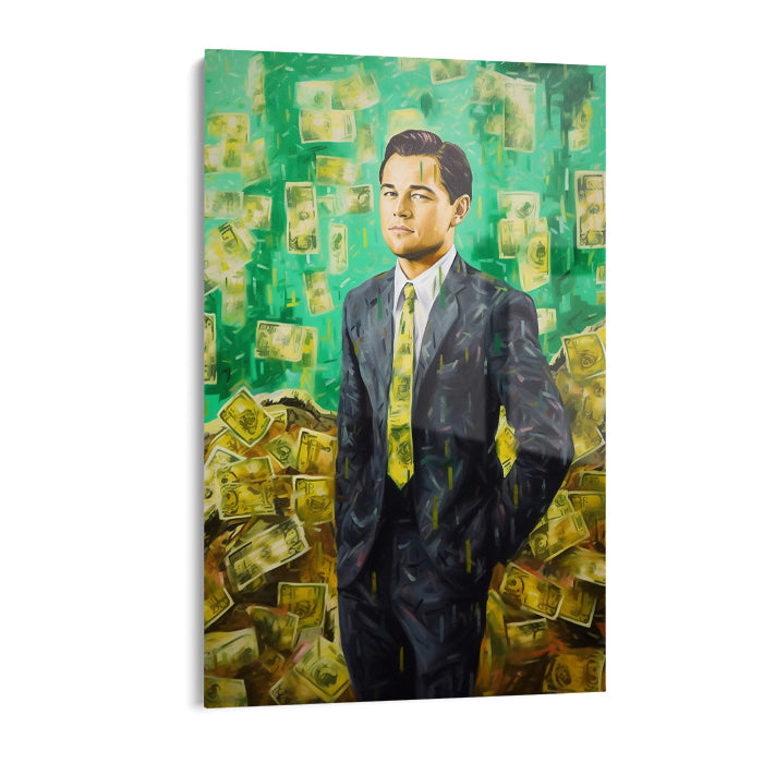 GREEN MONEYRAIN - ACRYLGLAS