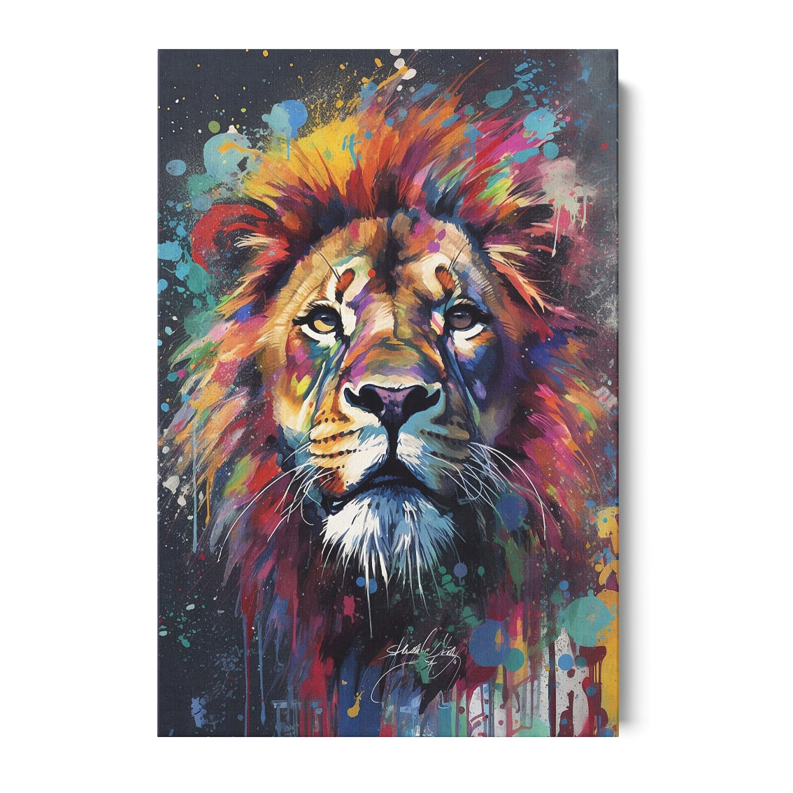 LION COLOR PRINT