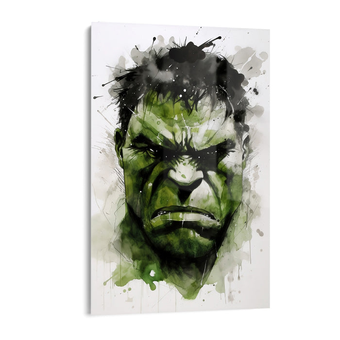 FURIOUS GREEN FACE - ACRYLGLAS