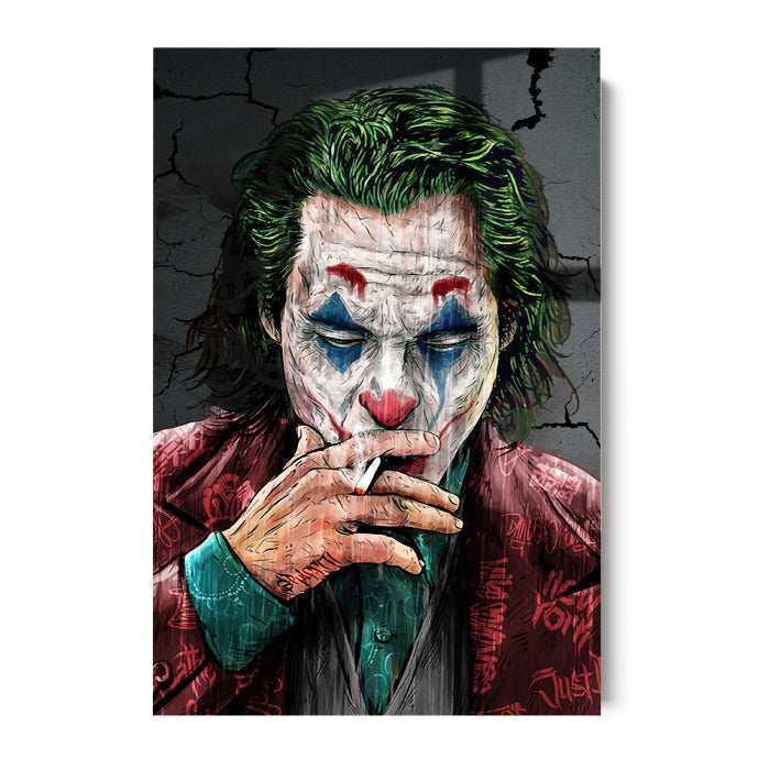 SMOKING JOKER - ACRYLGLAS