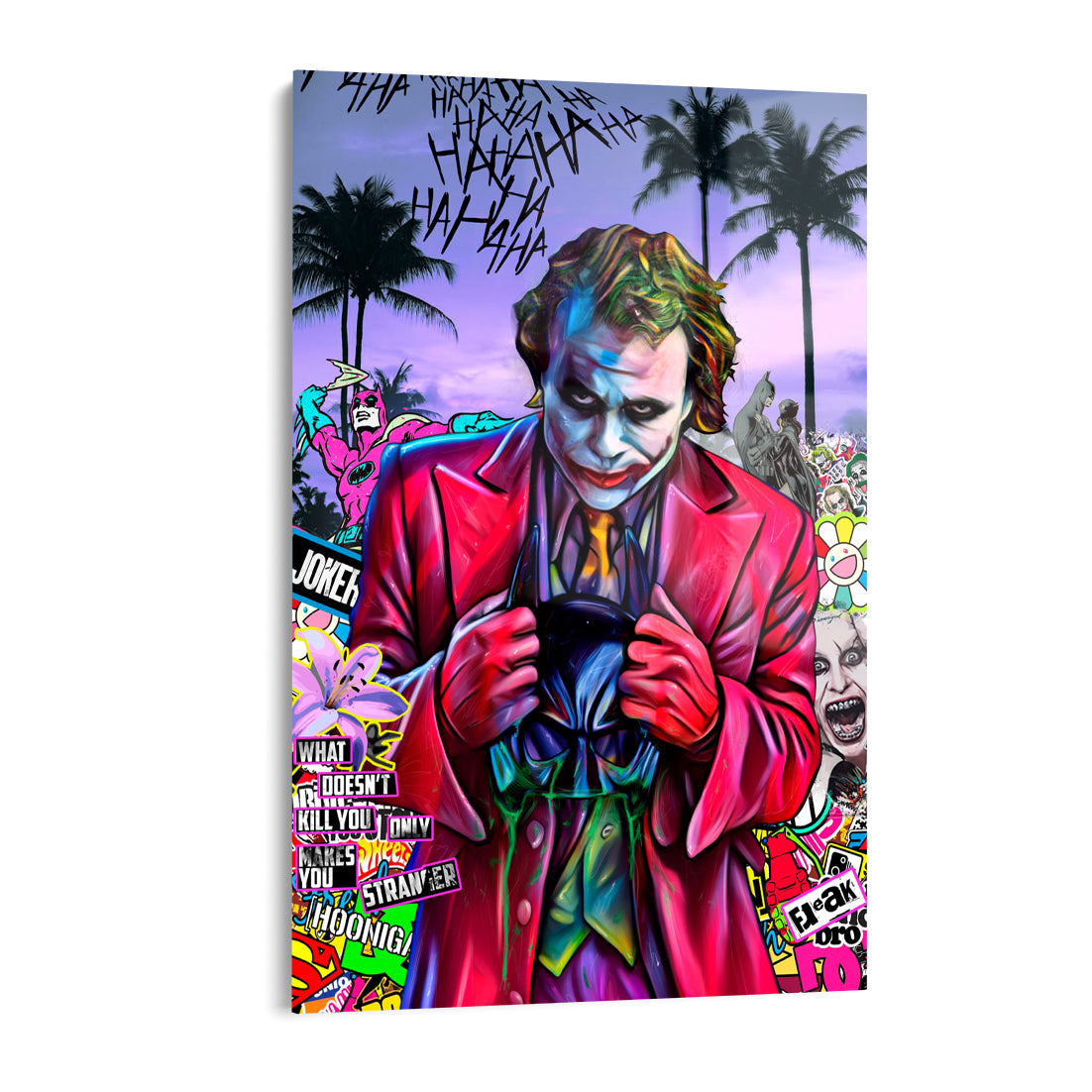 JOKER LILA - ACRYLGLAS