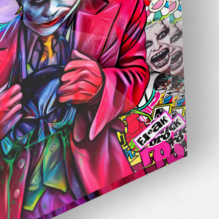 JOKER LILA - ACRYLGLAS