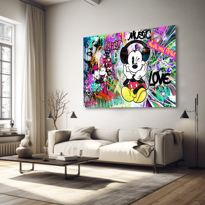 MICKEY MUSIC - ACRYLGLAS