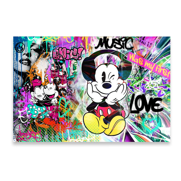 MICKEY MUSIC - ACRYLGLAS